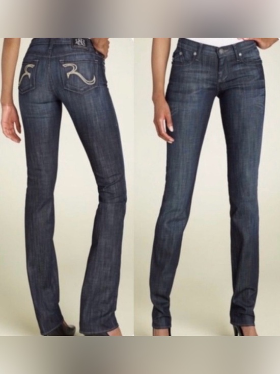 Rock & Republic Denim - Rock & Republic Y2K Kasandra Dark Blue Women's Bootcut Jeans Women Size 30